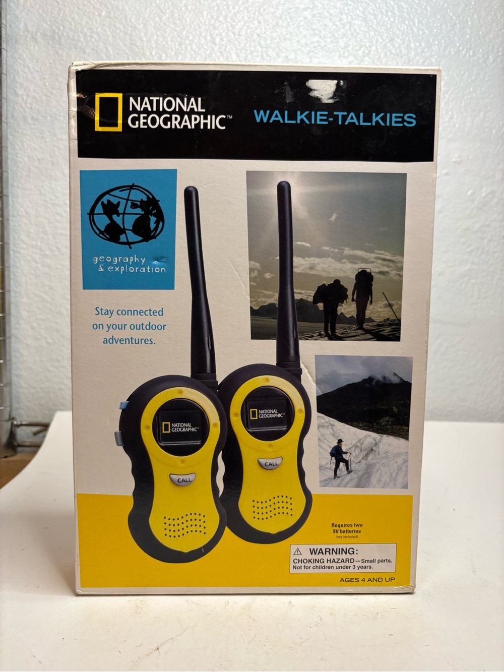 National Geographic Yellow and Black Walkie-Talkies - Twin Two-Way Radios